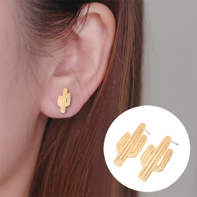 Cactus Post Earrings - Yamama