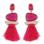 New Fringed Statement Tassel Earrings - Yamama