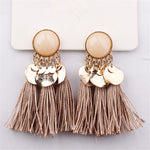 Bohemian Sequins Tassel Earrings - Yamama