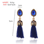 Long Tassel Earrings - Yamama