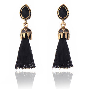 Long Tassel Earrings - Yamama