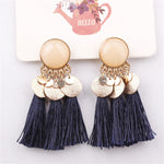 Bohemian Sequins Tassel Earrings - Yamama